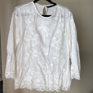 Zara Embroidered Tunic NWT